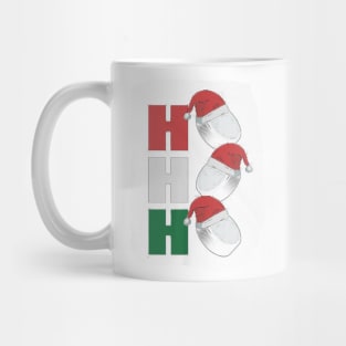 Ho Ho Ho Hockey Puck Mug